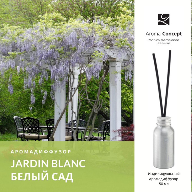 Аромадиффузор JARDIN BLANC CA - Белый сад - Parfum