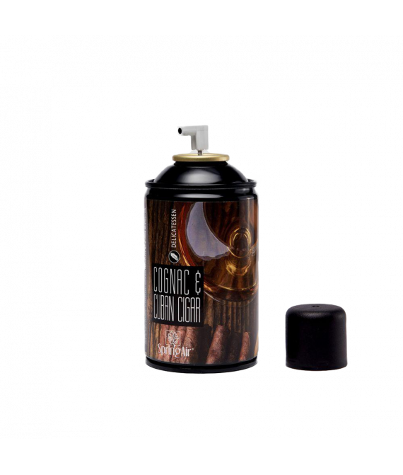 Парфумований ароматизатор повітря Cognac & Cuban Cigar - Коньяк і кубинська сигара - аерозоль Spring Air 250 мл 