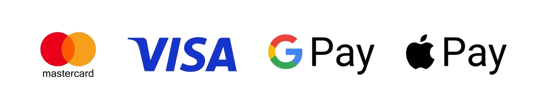 Оплата карткою Mastercard, Visa, Apple Pay, Google Pay
