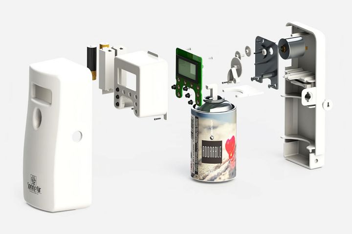 Конструкция аромадиспенсера oasis